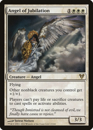 Angel of Jubilation [Avacyn Restored] | Exor Games Bridgewater