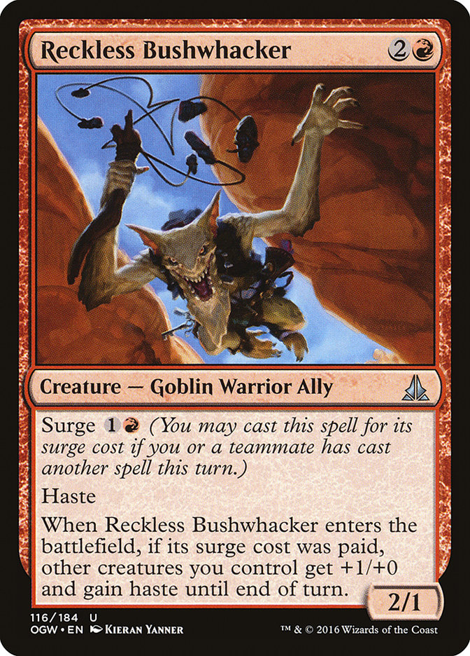 Reckless Bushwhacker [Oath of the Gatewatch] | Exor Games Bridgewater