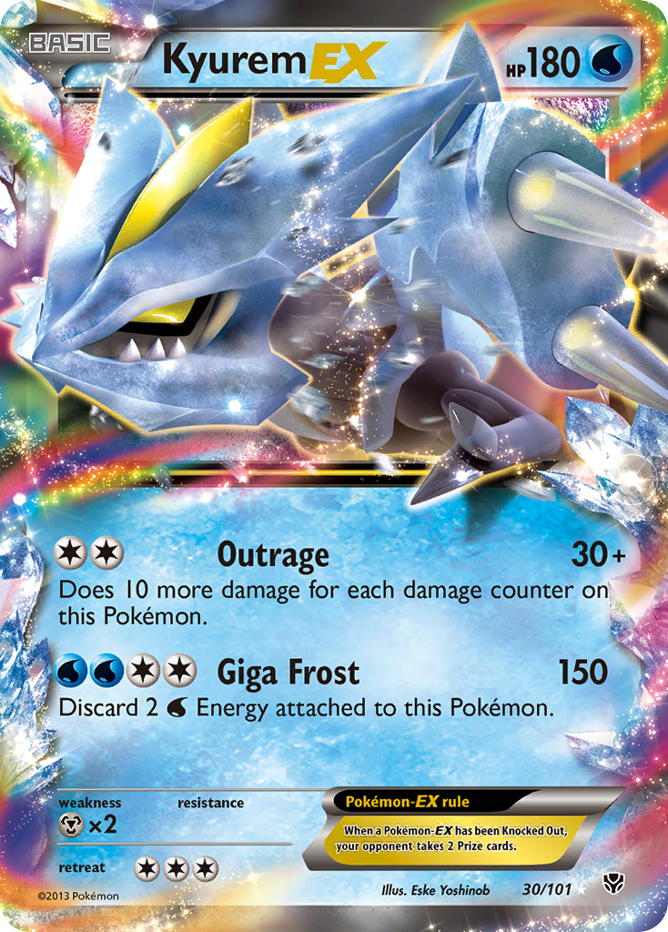 Kyurem EX (30/101) [Black & White: Plasma Blast] | Exor Games Bridgewater