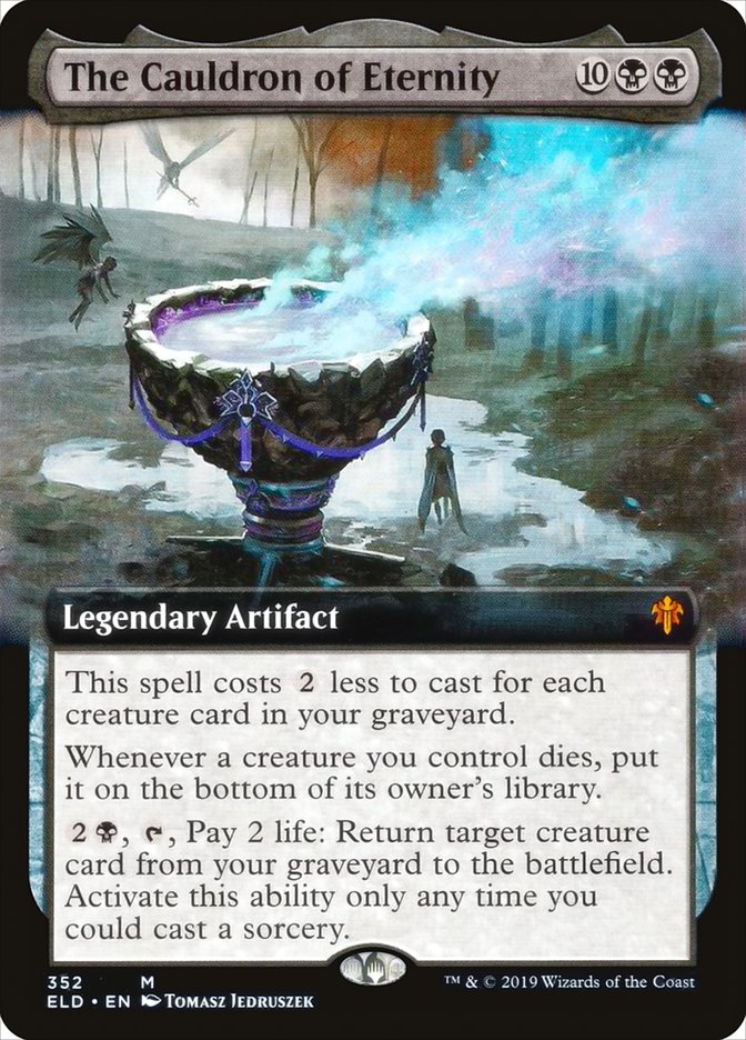 The Cauldron of Eternity (Extended Art) [Throne of Eldraine] | Exor Games Bridgewater