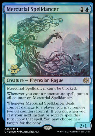 Mercurial Spelldancer [Phyrexia: All Will Be One Prerelease Promos] | Exor Games Bridgewater