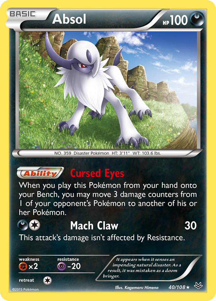 Absol (40/108) [XY: Roaring Skies] | Exor Games Bridgewater