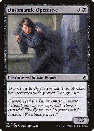 Duskmantle Operative [War of the Spark] | Exor Games Bridgewater