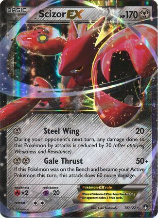 Scizor EX (76/122) (Jumbo Card) [XY: BREAKpoint] | Exor Games Bridgewater