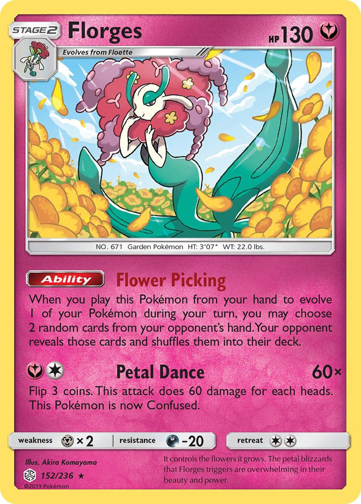 Florges (152/236) [Sun & Moon: Cosmic Eclipse] | Exor Games Bridgewater