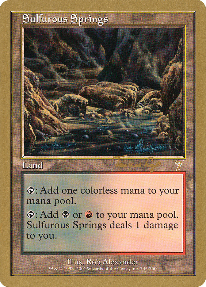 Sulfurous Springs (Tom van de Logt) [World Championship Decks 2001] | Exor Games Bridgewater