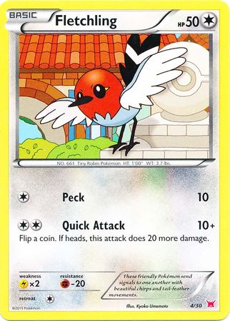 Fletchling (4/30) [XY: Trainer Kit 2 - Latias] | Exor Games Bridgewater