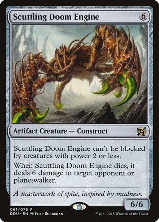 Scuttling Doom Engine [Duel Decks: Elves vs. Inventors] | Exor Games Bridgewater