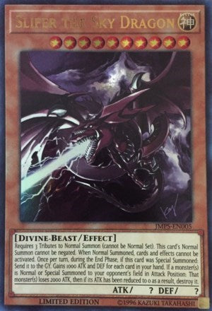 Slifer the Sky Dragon (JMPS-EN005) [JMPS-EN005] Ultra Rare | Exor Games Bridgewater