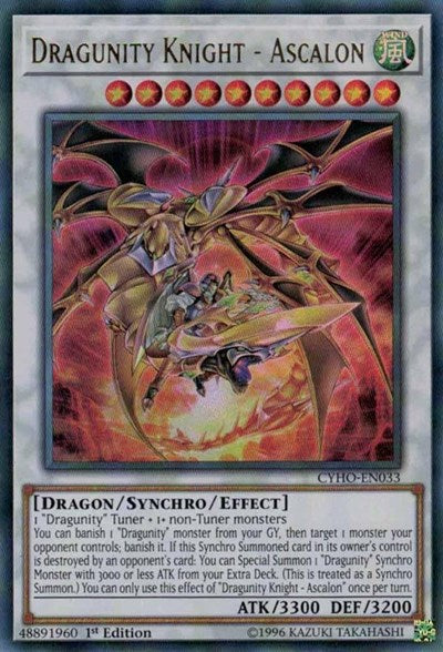 Dragunity Knight - Ascalon [CYHO-EN033] Ultra Rare | Exor Games Bridgewater