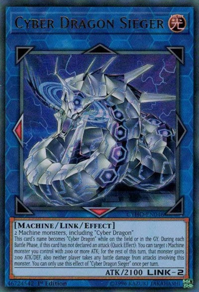 Cyber Dragon Sieger [CYHO-EN046] Ultra Rare | Exor Games Bridgewater