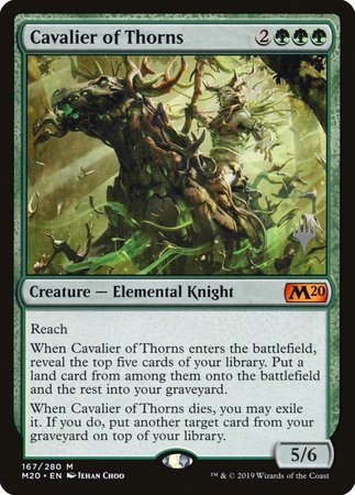 Cavalier of Thorns [Core Set 2020 Promos] | Exor Games Bridgewater