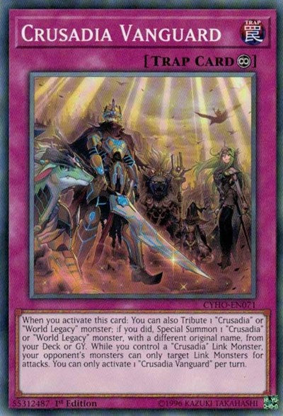 Crusadia Vanguard [CYHO-EN071] Common | Exor Games Bridgewater