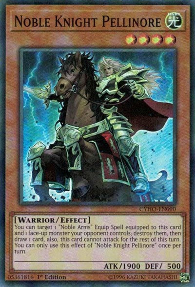 Noble Knight Pellinore [CYHO-EN090] Super Rare | Exor Games Bridgewater