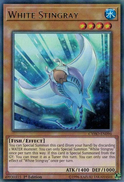 White Stingray [CYHO-EN096] Rare | Exor Games Bridgewater