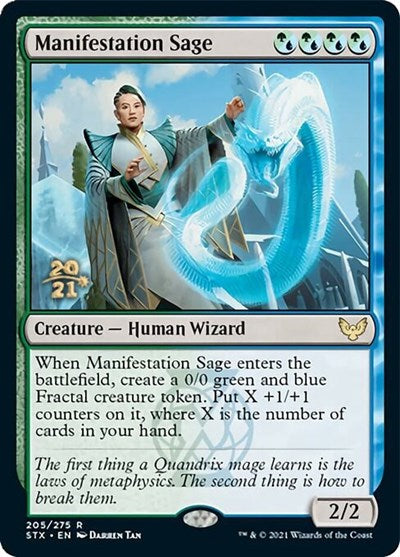 Manifestation Sage [Strixhaven: School of Mages Prerelease Promos] | Exor Games Bridgewater