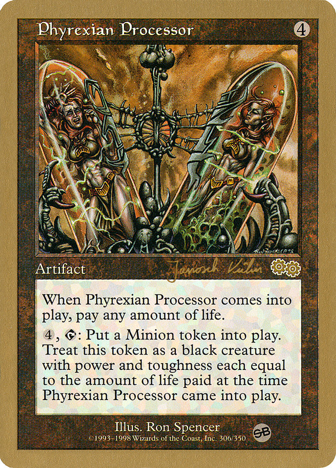 Phyrexian Processor (Janosch Kuhn) (SB) [World Championship Decks 2000] | Exor Games Bridgewater