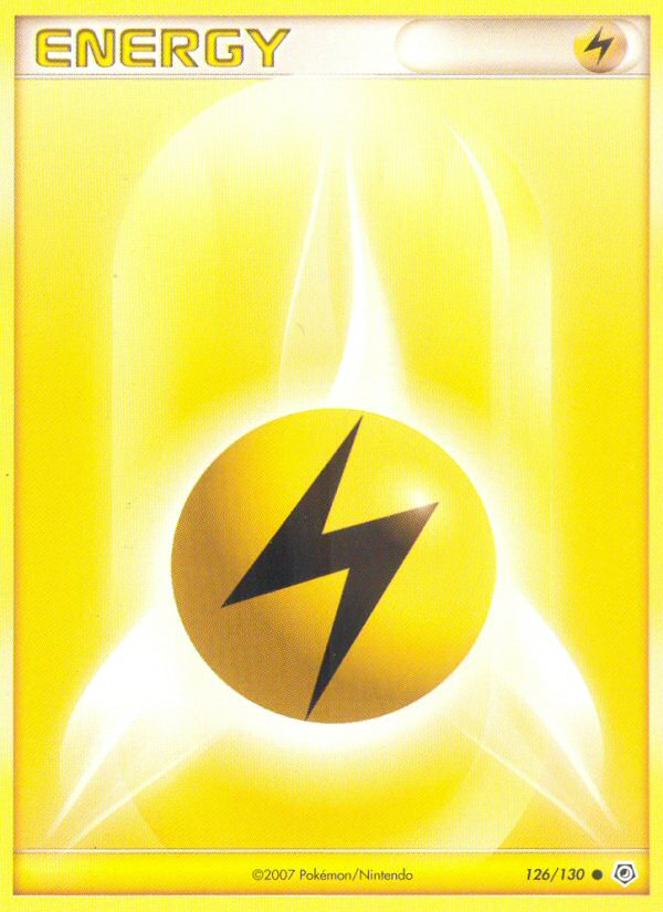 Lightning Energy (126/130) [Diamond & Pearl: Base Set] | Exor Games Bridgewater