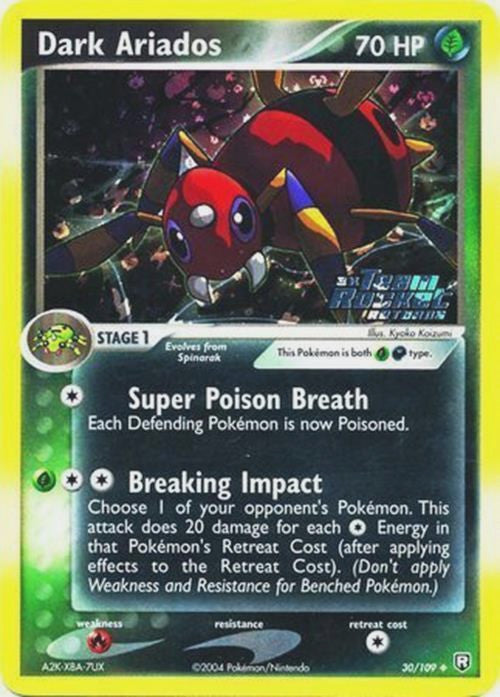 Dark Ariados (30/109) (Stamped) [EX: Team Rocket Returns] | Exor Games Bridgewater