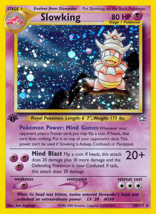 Slowking (14/111) [Neo Genesis 1st Edition] | Exor Games Bridgewater