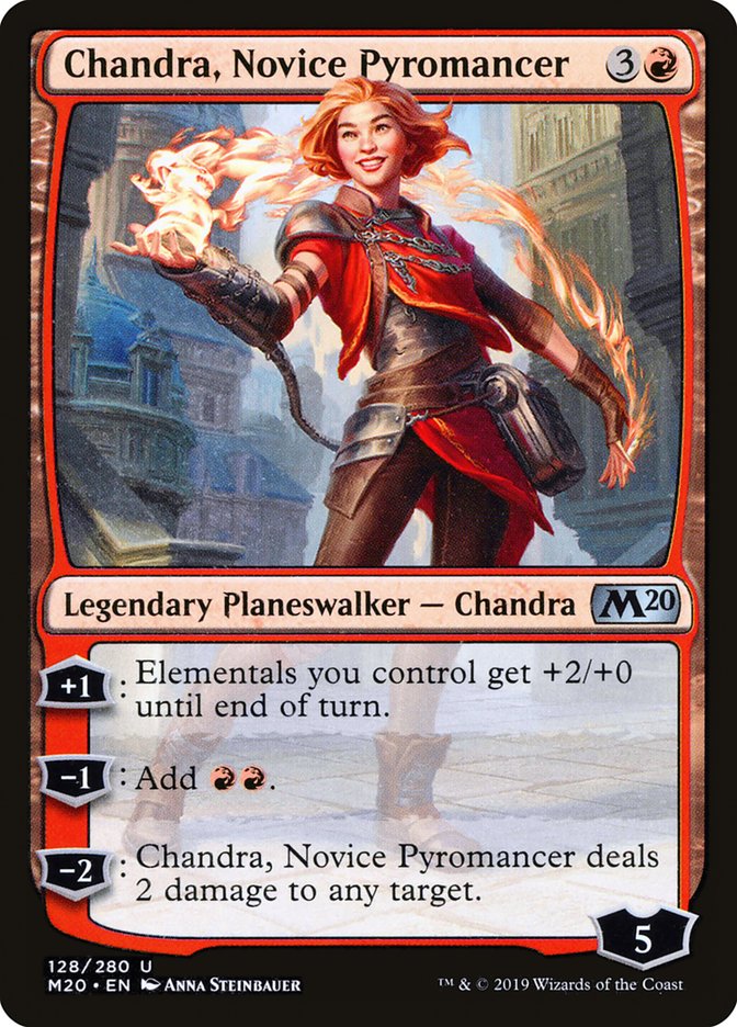 Chandra, Novice Pyromancer [Core Set 2020] | Exor Games Bridgewater