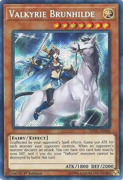 Valkyrie Brunhilde [SHVA-EN004] Secret Rare | Exor Games Bridgewater