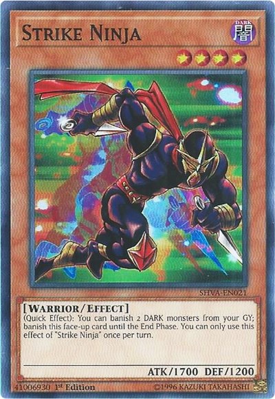 Strike Ninja [SHVA-EN021] Super Rare | Exor Games Bridgewater