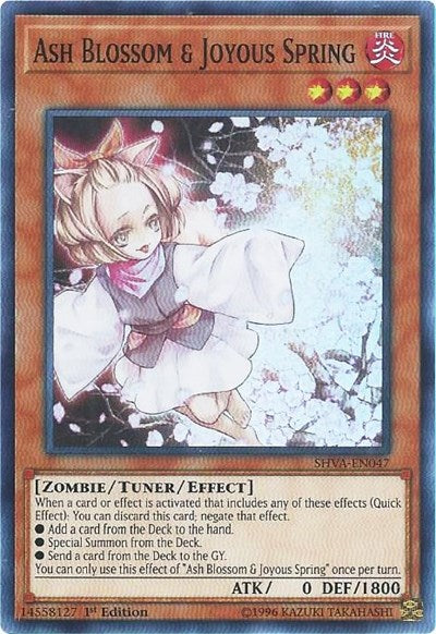 Ash Blossom & Joyous Spring [SHVA-EN047] Super Rare | Exor Games Bridgewater