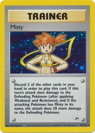 Misty (18/132) [Gym Heroes Unlimited] | Exor Games Bridgewater