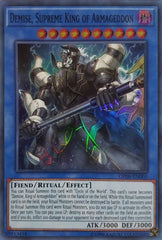 Demise, Supreme King of Armageddon [OP08-EN005] Super Rare | Exor Games Bridgewater