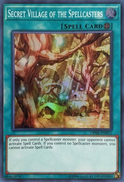 Secret Village of the Spellcasters [OP08-EN011] Super Rare | Exor Games Bridgewater