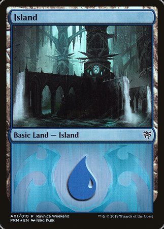 Island - Dimir (A01) [GRN Ravnica Weekend] | Exor Games Bridgewater