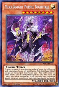 Mekk-Knight Purple Nightfall [MP18-EN183] Secret Rare | Exor Games Bridgewater