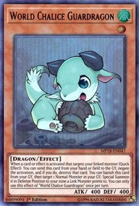 World Chalice Guardragon [MP18-EN047] Ultra Rare | Exor Games Bridgewater