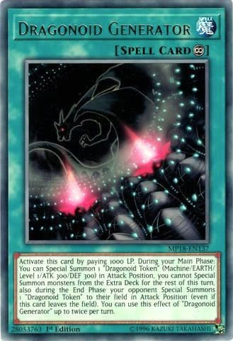 Dragonoid Generator [MP18-EN137] Rare | Exor Games Bridgewater