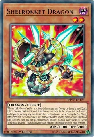 Shelrokket Dragon [MP18-EN175] Rare | Exor Games Bridgewater