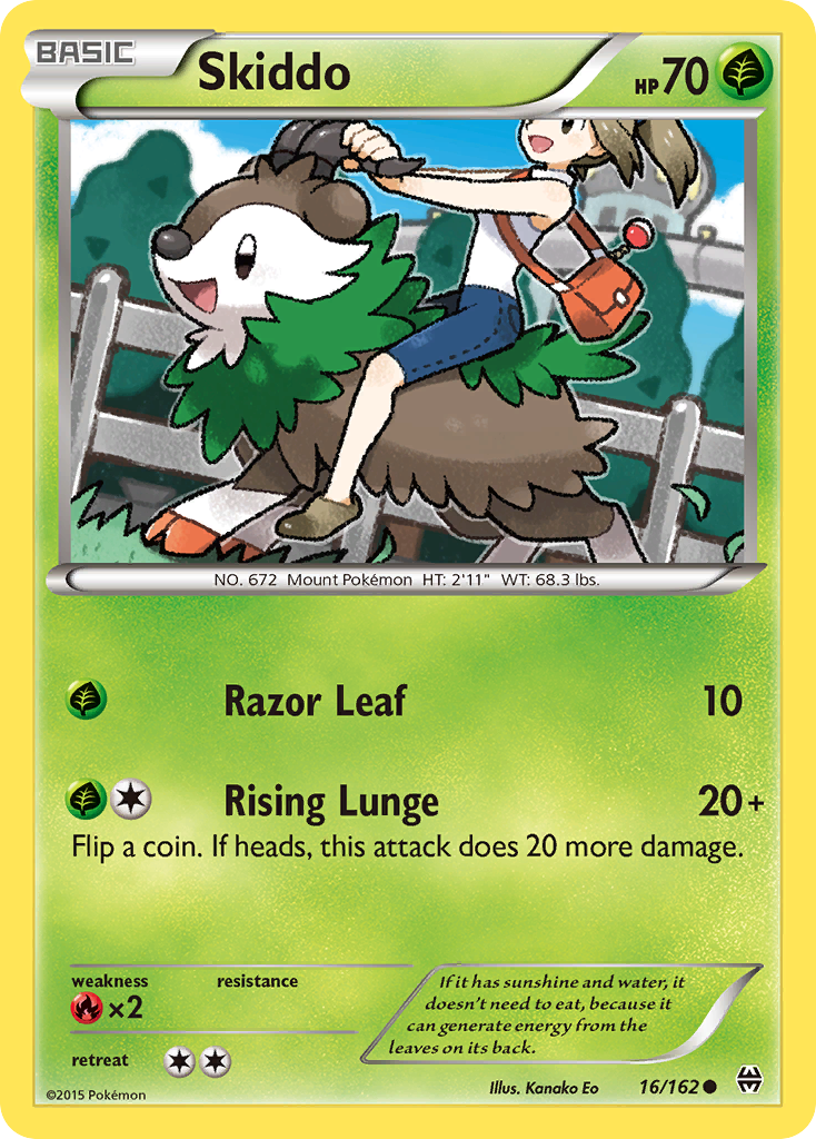 Skiddo (16/162) [XY: BREAKthrough] | Exor Games Bridgewater