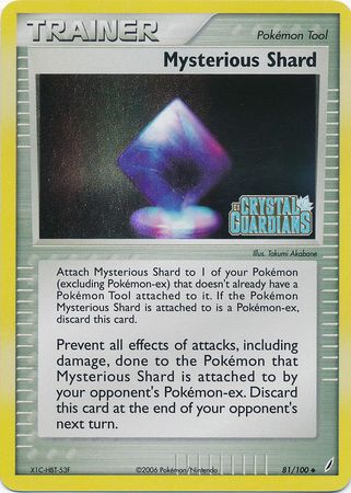 Mysterious Shard (81/100) (Stamped) [EX: Crystal Guardians] | Exor Games Bridgewater