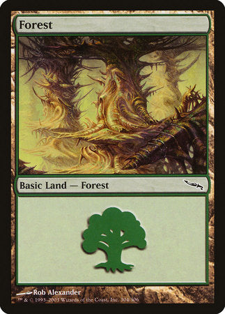 Forest (304) [Mirrodin] | Exor Games Bridgewater