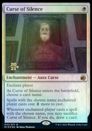 Curse of Silence [Innistrad: Midnight Hunt Prerelease Promos] | Exor Games Bridgewater