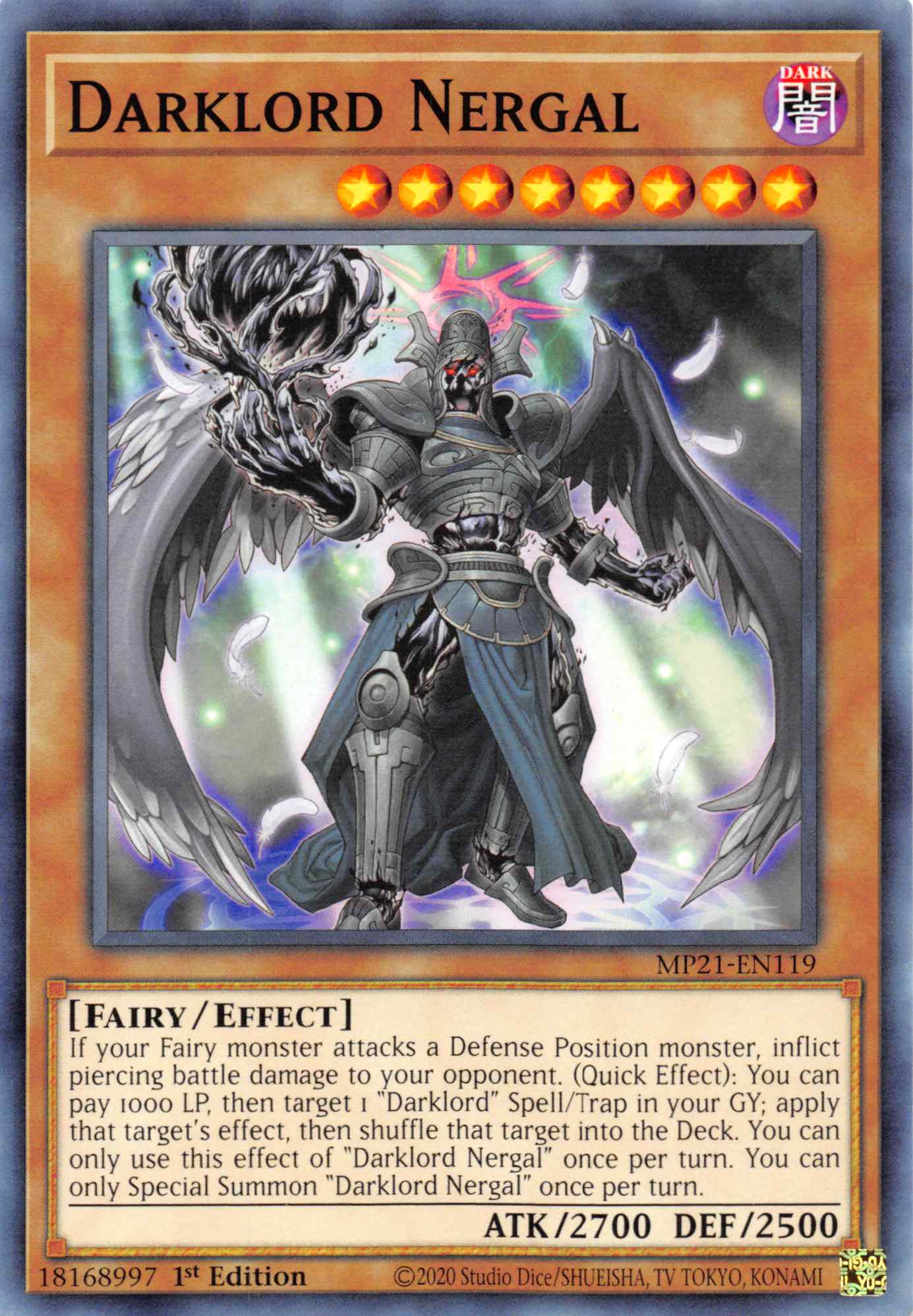 Darklord Nergal [MP21-EN119] Common | Exor Games Bridgewater