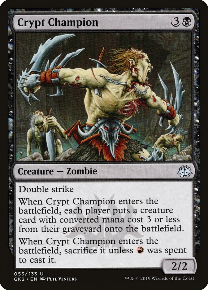 Crypt Champion [Ravnica Allegiance Guild Kit] | Exor Games Bridgewater