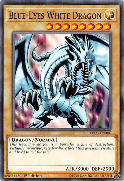 Blue-Eyes White Dragon [LED3-EN006] Common | Exor Games Bridgewater