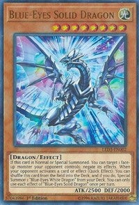 Blue-Eyes Solid Dragon [LED3-EN002] Ultra Rare | Exor Games Bridgewater