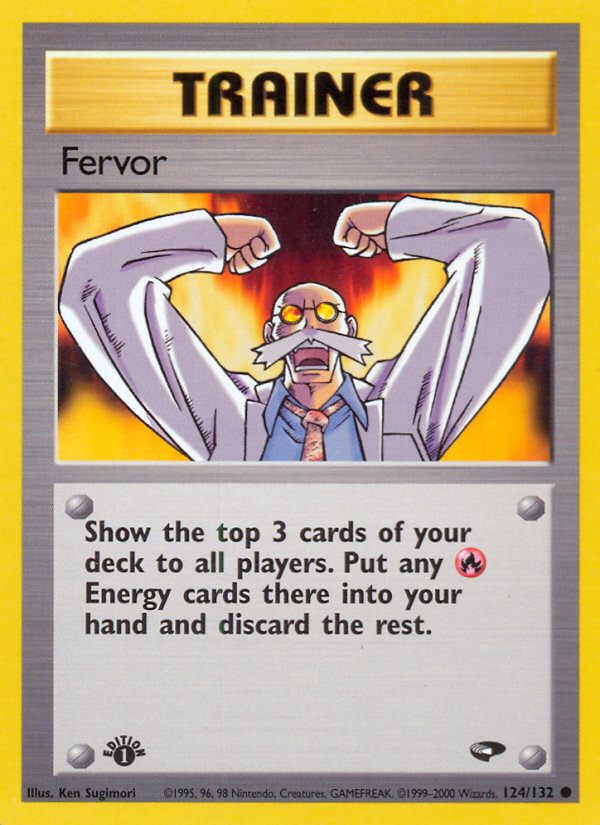 Fervor (124/132) [Gym Challenge 1st Edition] | Exor Games Bridgewater