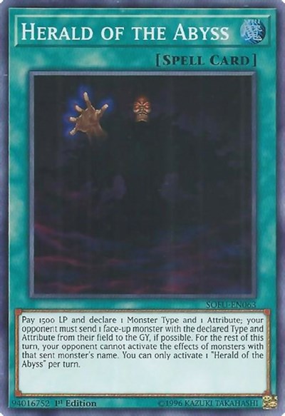 Herald of the Abyss [SOFU-EN063] Super Rare | Exor Games Bridgewater