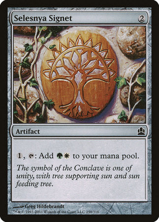 Selesnya Signet [Commander 2011] | Exor Games Bridgewater