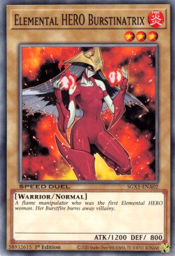 Elemental HERO Burstinatrix [SGX1-ENA02] Common | Exor Games Bridgewater