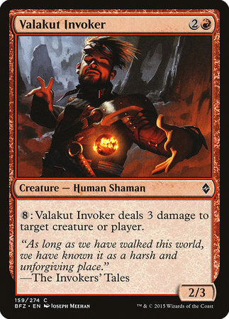 Valakut Invoker [Battle for Zendikar] | Exor Games Bridgewater