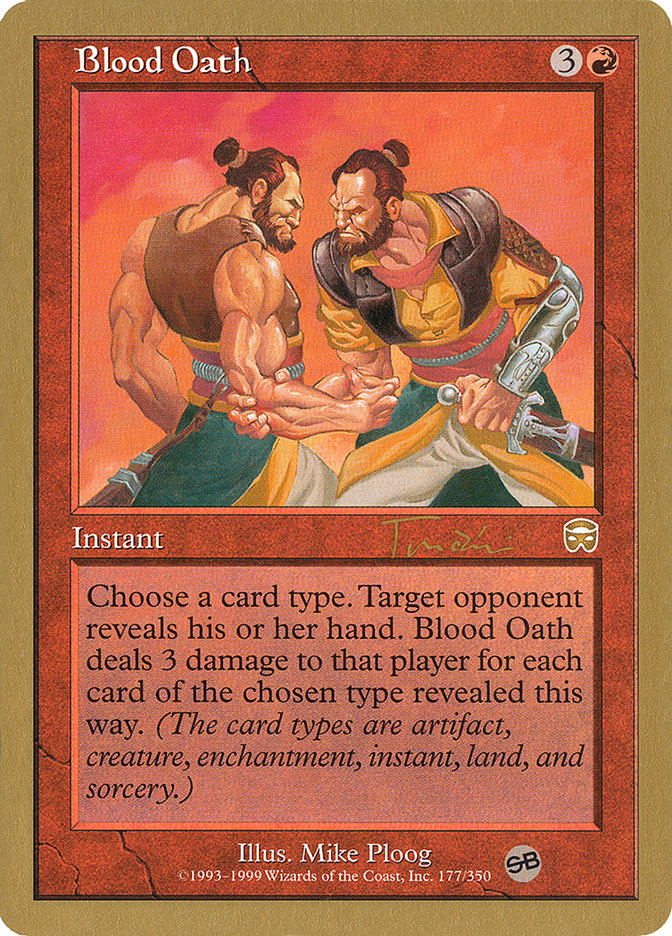 Blood Oath (Jan Tomcani) (SB) [World Championship Decks 2001] | Exor Games Bridgewater